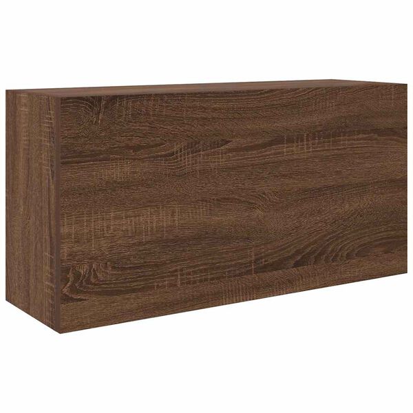 vidaXL Armadietto Bagno Rovere Marrone 80x25x40 cm in Truciolato