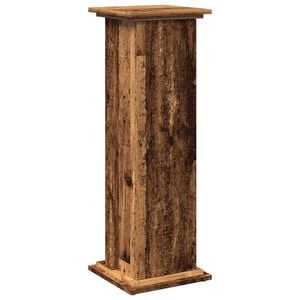 vidaXL Espositore con Portaoggetti Legno Antico 31x30x90 cm Truciolato