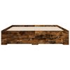 vidaXL Giroletto con Cassetti Rovere Fumo 160x200 cm Legno Multistrato