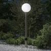 vidaXL Lampada a paletto con presa elettrica 120 cm Acciaio Inox IP44