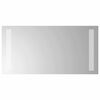 vidaXL Specchio da bagno LED Trasparente 40 x 20 cm vetro temperato