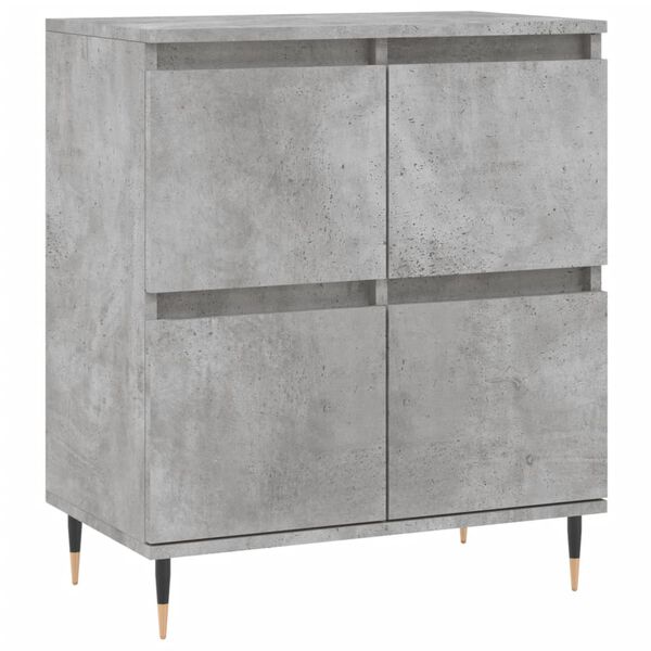 vidaXL Credenza Grigio Cemento 60x35x70 cm in Legno Multistrato