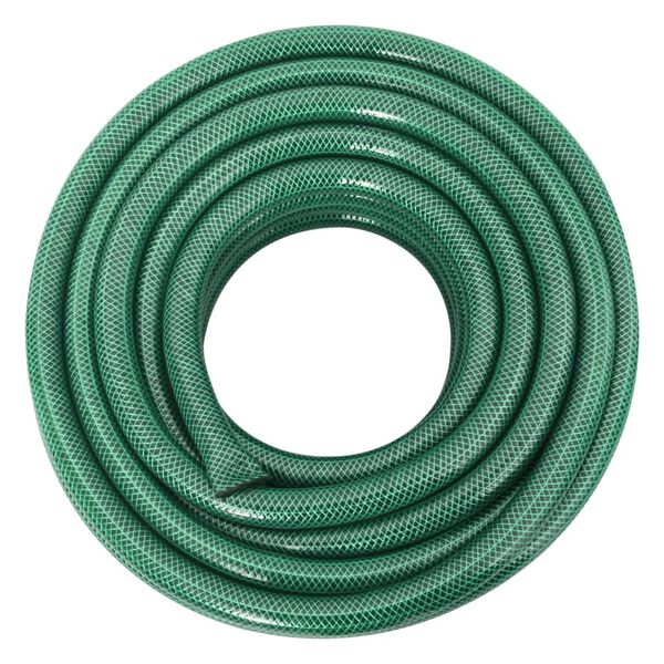 vidaXL Set Tubo da Giardino con Raccordi Verde 0,75" 100 m in PVC