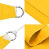 vidaXL Parasole a Vela Oxford Triangolare 3x3x3 m Giallo