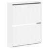 vidaXL Mobiletto per Scarpe da Muro DELFT 71 x 17 x 86 cm Bianco