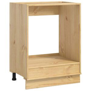 vidaXL Armadietto SKI Marrone Miele 60 x 46 x 81 cm Pino massello