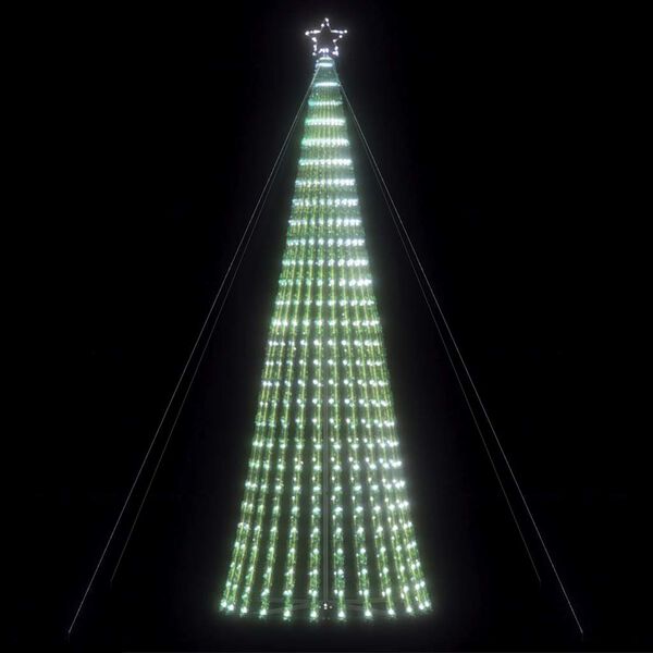 vidaXL Albero di Natale a LED 1028 LED Bianco Freddo 403 cm