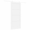 vidaXL Porta scorrevole ORKDAL Bianco 93 x 211 cm Pino massello