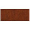 vidaXL Fioriera Rialzata da Giardino 200x40x80 cm in Acciaio Corten