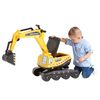 FALK Escavatore Cavalcabile per Bambini Power Builder Giallo