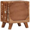 vidaXL Comodino 40x32x46 cm in Legno Massello di Recupero