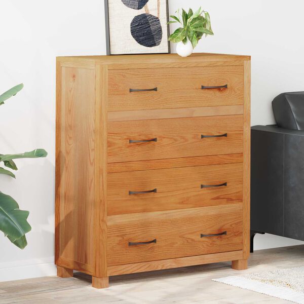 vidaXL Armadietto con cassetto Marrone Legno multistrato