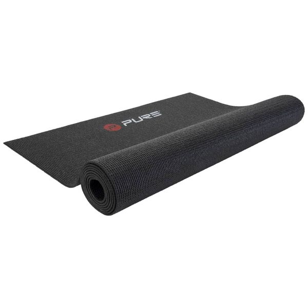 Pure2Improve Tappetino da Yoga 172x61x0,4 cm Nero