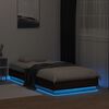 vidaXL Giroletto con LED Rovere Marrone 75x190 cm