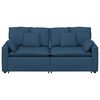 vidaXL Divano Modulare con Cuscini Blu