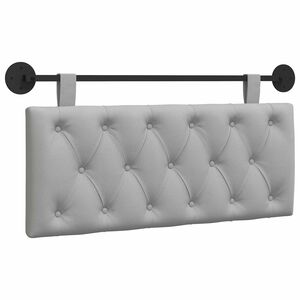 vidaXL Testata appesa Grigio Nuvola 110 x 55 x 7 cm Tessuto