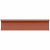 vidaXL Scaffale da parete 4 pcs Rosso 40 x 9 x 3 cm Legno multistrato
