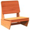 vidaXL Sedia da Giardino Marrone Cera 60x64x70,5cm Legno Massello Pino