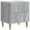 vidaXL Armadio da Notte Grigio Sonoma 43 x 34,5 x 48 cm