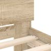 vidaXL Struttura del letto Sonoma 152 x 203 cm Legno multistrato