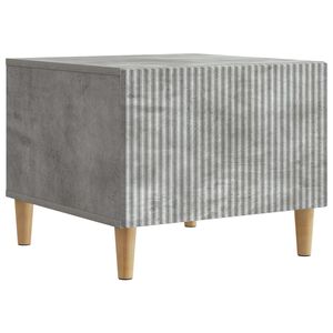 vidaXL Tavolino da salotto con cassetto Grigio Cemento 49 x 50 x 40 cm