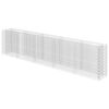 vidaXL Gabbione Letto Rialzato in Acciaio Zincato 450x50x100 cm