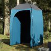 vidaXL Tenda da Doccia Blu Impermeabile
