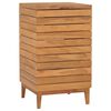 vidaXL Cesto Portabiancheria 40x40x70 cm in Massello di Teak