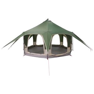 vidaXL Tenda Familiare Verde 5 persone