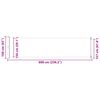 vidaXL Tenda Laterale Retrattile per Patio 600x160 cm Grigia