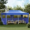 vidaXL Tenda per Feste Pop-up Pieghevole Blu 3 x 6 m