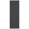 vidaXL Mobili Porta TV 2pz Grigi 30,5x30x90 cm in Legno Multistrato