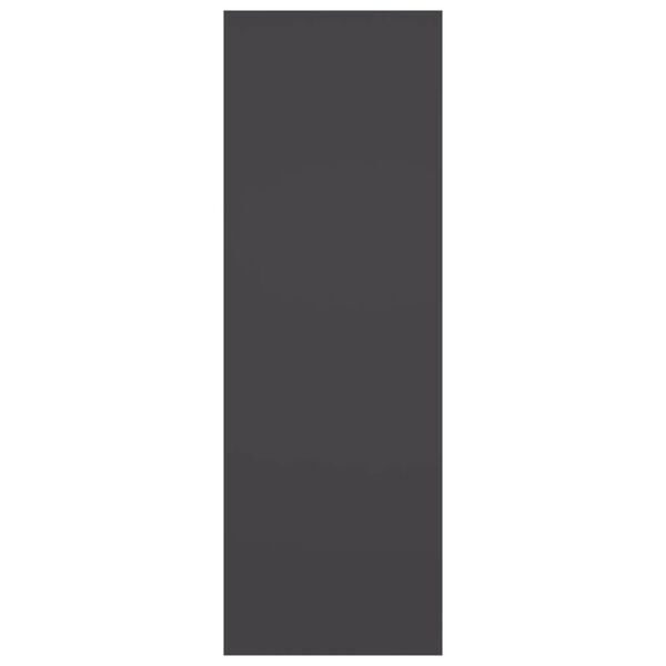 vidaXL Mobili Porta TV 2pz Grigi 30,5x30x90 cm in Legno Multistrato