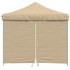 vidaXL Tenda Party Beige 292 x 292 x 315 cm Tessuto Oxford