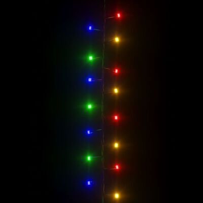 vidaXL Stringa LED Compatta con 400 Luci LED Multicolore 13 m PVC
