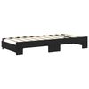 vidaXL Divano Letto con Letto Estraibile Nero 90x190 cm in Velluto