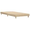 vidaXL Giroletto senza Materasso Rovere Sonoma 90x190 cm in Truciolato