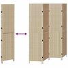 vidaXL Divider per stanze Beige 195 x 180 cm polyrattan