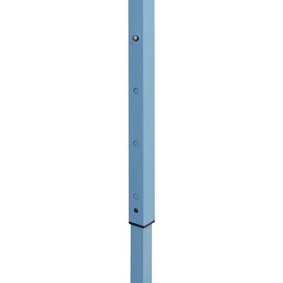 vidaXL Gazebo Professionale Pieghevole 3x6 m Acciaio Bianco