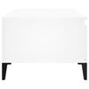 vidaXL Tavolino da Salotto Bianco 90x50x36,5 cm in Legno Multistrato