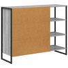 vidaXL Mobile laterale Grigio Sonoma 96.5 x 30 x 75 cm
