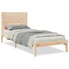 vidaXL Giroletto Extra Lungo senza Materasso 100x210 cm Legno Massello