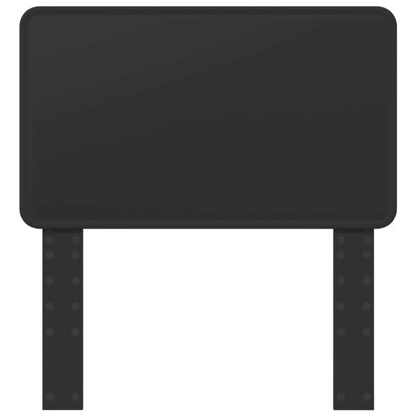 vidaXL Testiera Rovere Nero 80 cm Legno multistrato