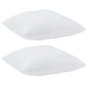 vidaXL Cuscino con cuscino 2 pcs Bianco 61 x 41 x 20 cm Poliestere
