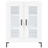 vidaXL Credenza Bianca 69,5x34x90 cm in Legno Multistrato