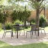 vidaXL Set da Pranzo per Giardino 5 pcs Antracite