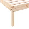 vidaXL Letto Extra Lungo senza Materasso 160x210 cm in Legno di Pino