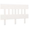 vidaXL Testiera per Letto Bianca 183,5x3x81 cm Legno Massello di Pino