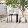 vidaXL Set Mobili da Pranzo da Giardino 3 pz Rovere