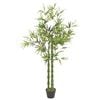 vidaXL Pianta di Bamb&ugrave; Artificiale con Vaso Verde 160 cm